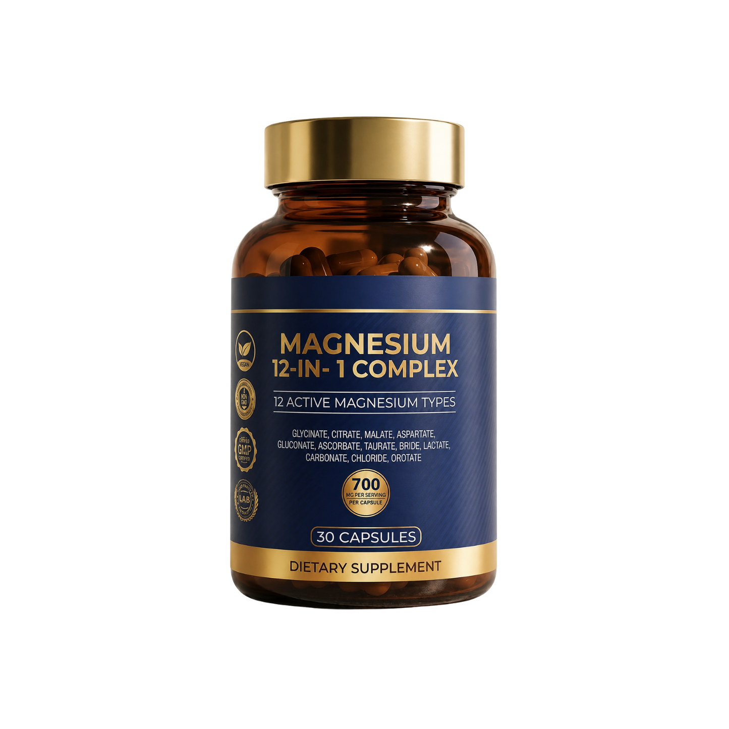 Magnesium 12-IN-1 Complex Capsules